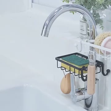 Faucet Sponge Holder Kitchen Sink or Shower